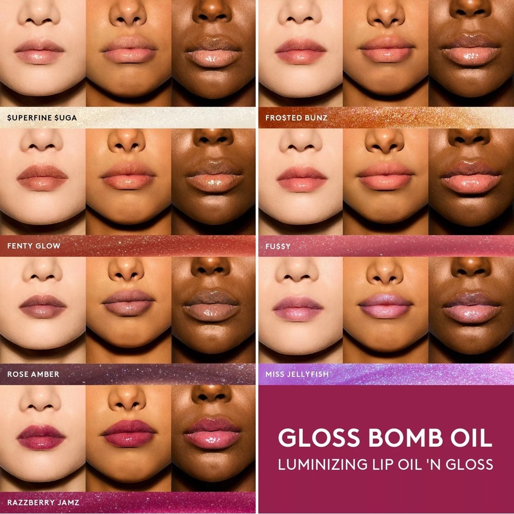 Fenty ‘Fu$$y’ Gloss Bomb Oil Luminizing Lip Oil 'N Gloss - Picture 8 of 13
